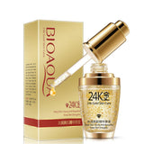 4k Gold Foil Essence Serum Face Skin Essence Serum Hyaluronic Makeup Primer Moisturizing Anti-Aging Anti-Redness Acne Treament Essencial Cream 30ml