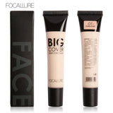 DZT1968 Women 4Color Waterproof Hose Concealer Trimming Cover Dark Circles Freckles Acne no-fade Cream Base 18211cm (A)