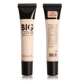 DZT1968 Women 4Color Waterproof Hose Concealer Trimming Cover Dark Circles Freckles Acne no-fade Cream Base 18211cm (A)