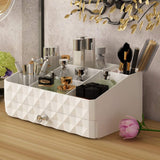 Maxkim Makeup Organizer Jewelry and Cosmetic Storage,Large Capacity,Fit Different Size of Cosmetic,Brushes,Palettes,Lipsticks,1 Drawer 9 Compartment (Small )