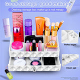 Maxkim Makeup Organizer Jewelry and Cosmetic Storage,Large Capacity,Fit Different Size of Cosmetic,Brushes,Palettes,Lipsticks,1 Drawer 9 Compartment (Small )