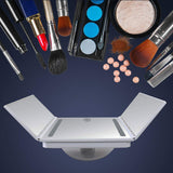 LEJU Makeup Mirror/Natural Daylight Lighted Vanity Mirror with Touch Screen Dimming, Detachable 10X Magnification Spot Mirror, Two Power Supply Mode (White)